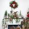25.5" Distressed Rustic Wooden Christmas Tree with Carved Star Topper